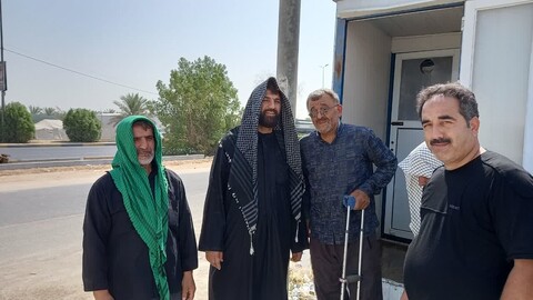 تصاویر / حضور امام جمعه بهار در مسیر پیاده روی اربعین حسینی