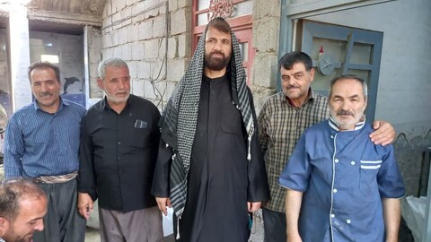 تصاویر / حضور امام جمعه بهار در مسیر پیاده روی اربعین حسینی