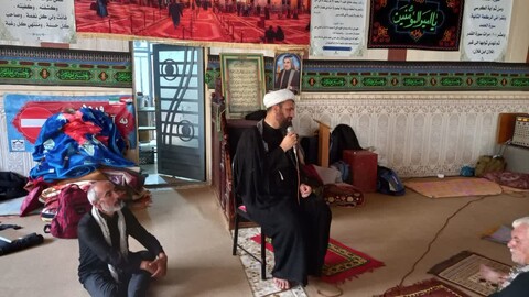 تصاویر / حضور امام جمعه بهار در مسیر پیاده روی اربعین حسینی