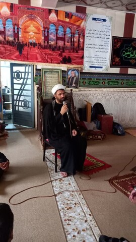 تصاویر / حضور امام جمعه بهار در مسیر پیاده روی اربعین حسینی