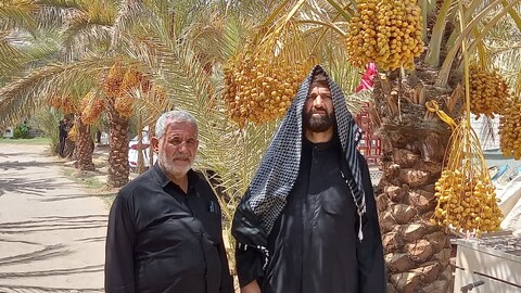 تصاویر / حضور امام جمعه بهار در مسیر پیاده روی اربعین حسینی