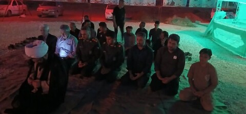 تصاویر / خدمت رسانی امام جمعه فامنین به زائران اربعین حسینی