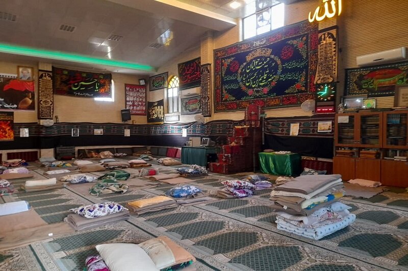 ارائه موکب حضرت قاسم(ع) کرمانشاه با خدمات ۲۴ ساعته به زائرین اربعین+تصاویر