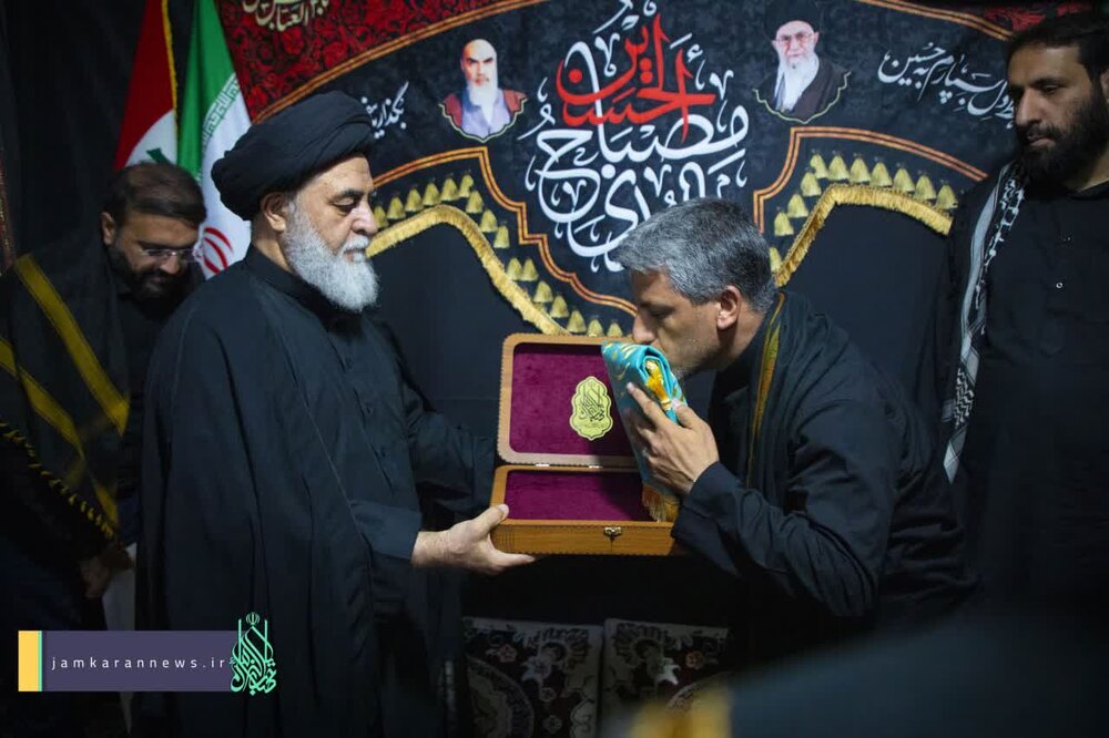 تصاویر/ بازدید تولیت مسجد مقدس جمکران از موکب آستان مقدس حضرت فاطمه معصومه سلام الله علیها 