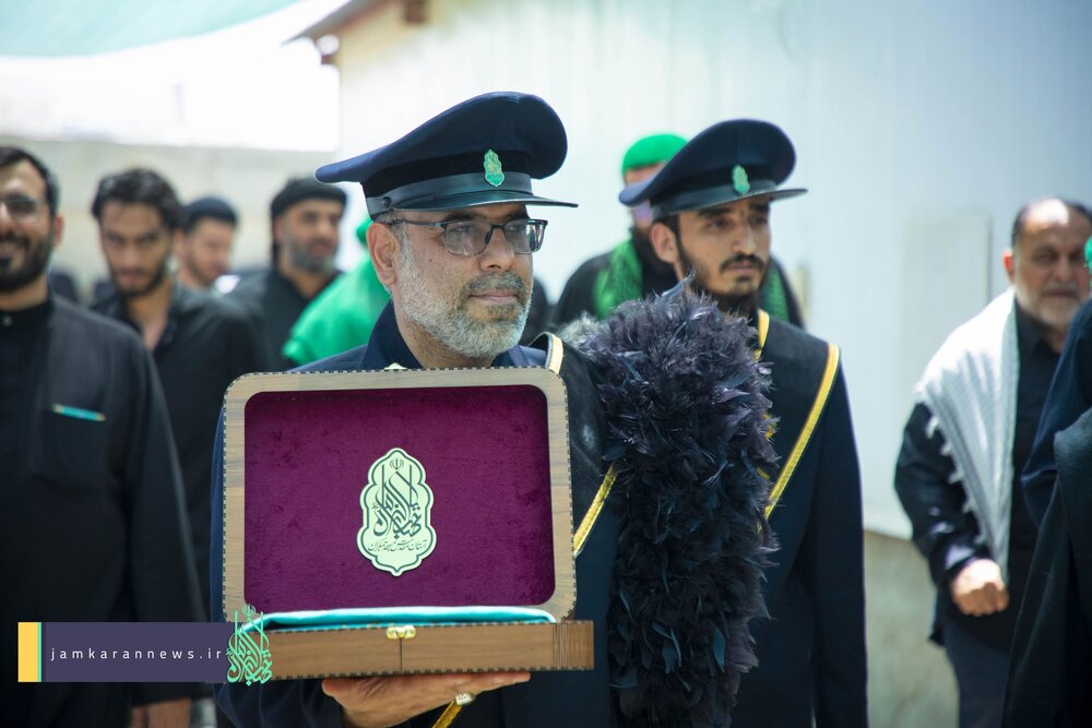 تصاویر/ بازدید تولیت مسجد مقدس جمکران از موکب آستان مقدس حضرت فاطمه معصومه سلام الله علیها 