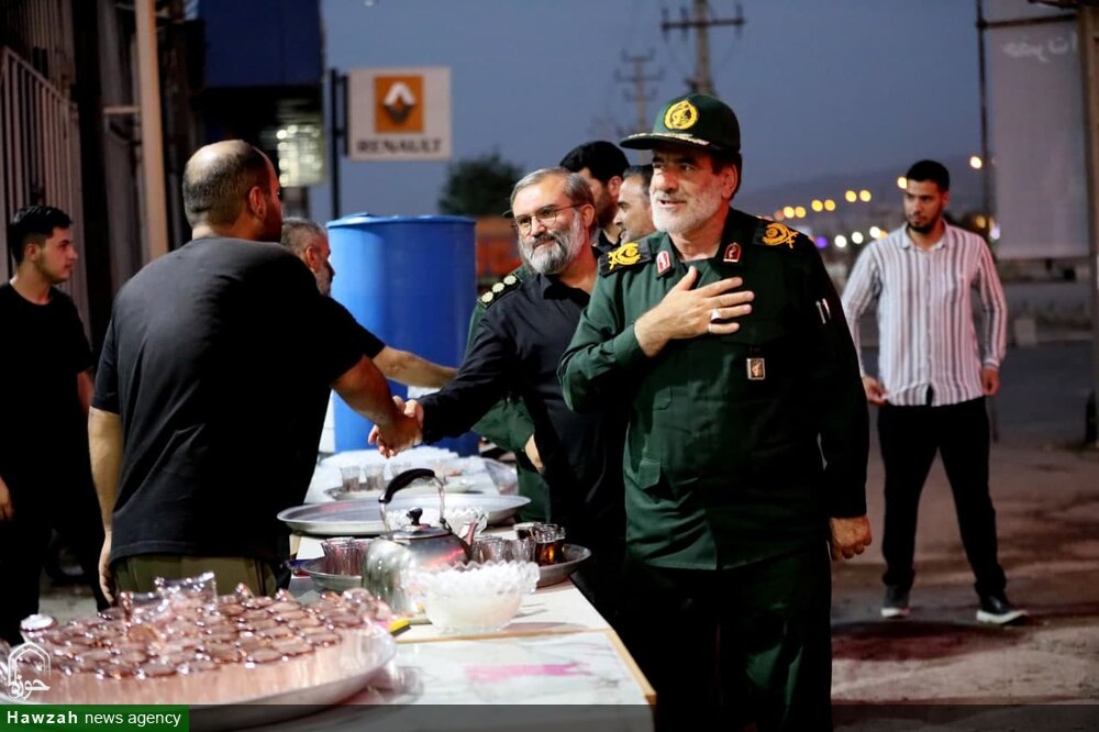 تقدیر جانشین سپاه انصارالحسین (ع) استان همدان از خادمین موکبهای اربعین حسینی