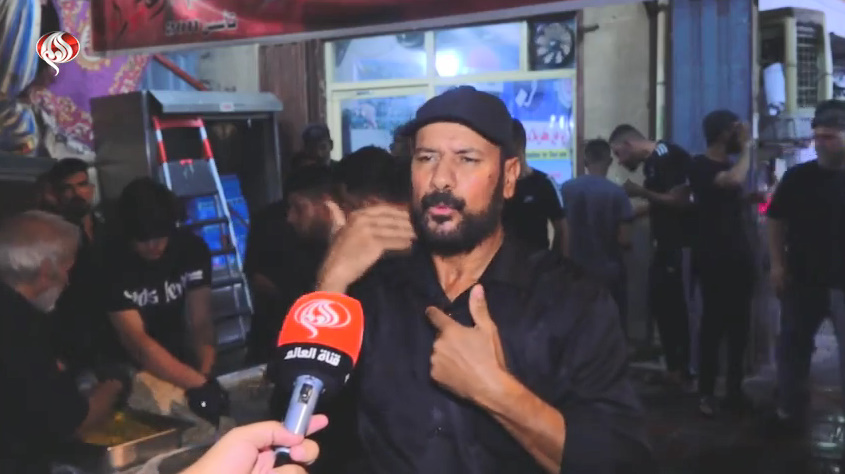 فيديو | لوحة انسانية يرسمها موكب الصم والبكم لخدمة زوار الأربعين
