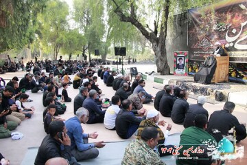 تصاویر / پیاده روی جاماندگان اربعین حسینی در رودان