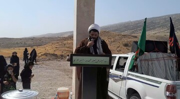 تصاویر/ مراسم جاماندگان اربعین حسینی در بخش ماژین