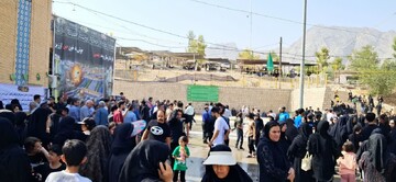 تصاویر/ برگزاری مراسم عزاداری اربعین‌حسینی در شهرستان دره شهر