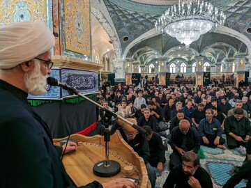 مراسم عزاداری اربعین حسینی در آستان علی‌بن باقر(ع) کاشان برگزار شد
