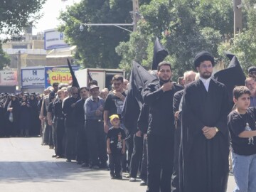 تصاویر / مراسم جاماندگان اربعین حسینی در تویسرکان