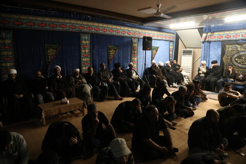 تصاویر / مراسم عزاداری شب اربعین حسینی در بیت آیت الله فقیهی