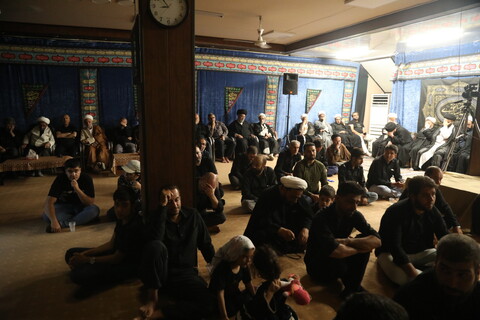 تصاویر / مراسم عزاداری شب اربعین حسینی در بیت آیت الله فقیهی