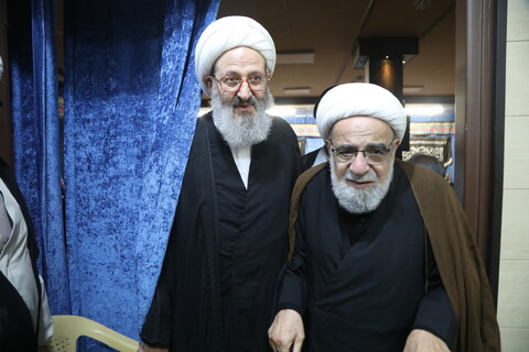 تصاویر / مراسم عزاداری شب اربعین حسینی در بیت آیت الله فقیهی