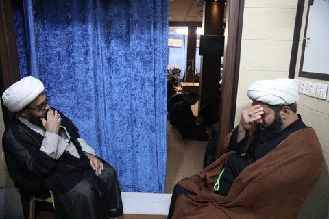 تصاویر / مراسم عزاداری شب اربعین حسینی در بیت آیت الله فقیهی