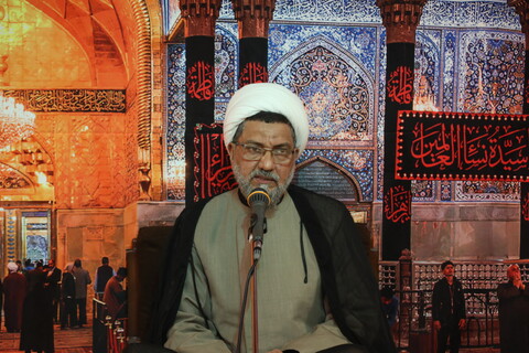 تصاویر / مراسم عزاداری شب اربعین حسینی در بیت آیت الله فقیهی
