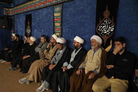 تصاویر / مراسم عزاداری شب اربعین حسینی در بیت آیت الله فقیهی