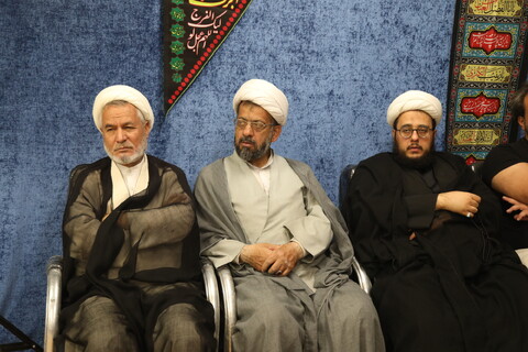 تصاویر / مراسم عزاداری شب اربعین حسینی در بیت آیت الله فقیهی