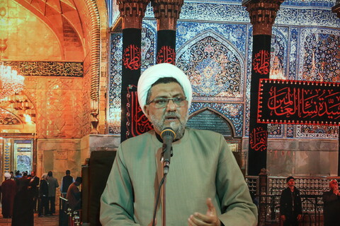 تصاویر / مراسم عزاداری شب اربعین حسینی در بیت آیت الله فقیهی