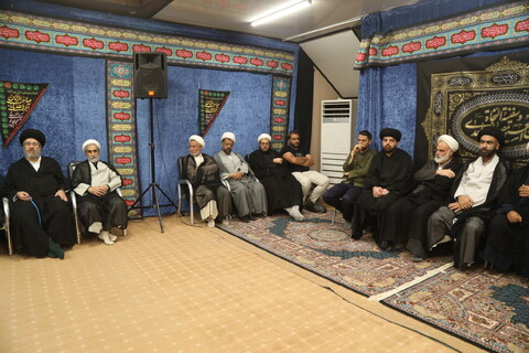 تصاویر / مراسم عزاداری شب اربعین حسینی در بیت آیت الله فقیهی