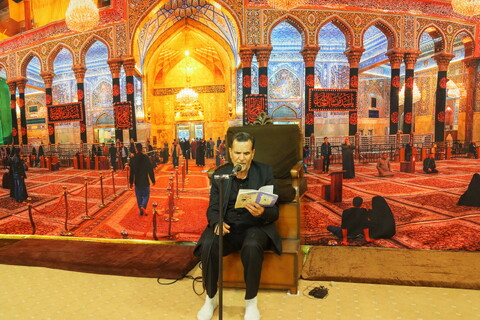 تصاویر / مراسم عزاداری شب اربعین حسینی در بیت آیت الله فقیهی