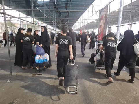 تصاویر/ حال وهوای مرز مهران یک روز مانده به اربعین حسینی