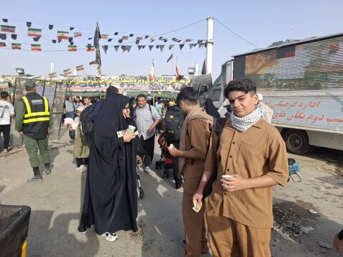 تصاویر/ حال وهوای مرز مهران یک روز مانده به اربعین حسینی