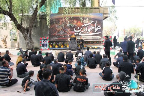 تصاویر /پیاده روی جاماندگان اربعین حسینی در رودان