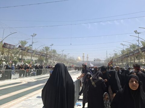 تصاویر/ حال وهوای اربعین حسینی در حرم سید الشهدا وبین الحرمین