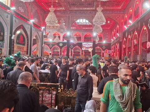 تصاویر/ حال وهوای اربعین حسینی در حرم سید الشهدا وبین الحرمین