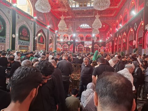 تصاویر/ حال وهوای اربعین حسینی در حرم سید الشهدا وبین الحرمین