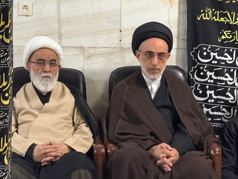 تصاویر/ مراسم عزاداری اربعین حسینی علیه السلام در بیت آیت الله مقتدایی