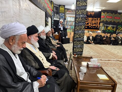 تصاویر/ مراسم عزاداری اربعین حسینی علیه السلام در بیت آیت الله مقتدایی