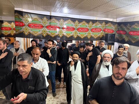 تصاویر/ مراسم عزاداری اربعین حسینی علیه السلام در بیت آیت الله مقتدایی