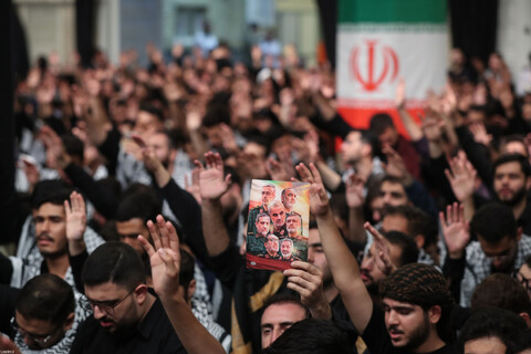 تصاویر/ مراسم عزاداری هیئت‌های دانشجویی در حسینیه امام خمینی(ره)