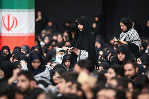 تصاویر/ مراسم عزاداری هیئت‌های دانشجویی در حسینیه امام خمینی(ره)