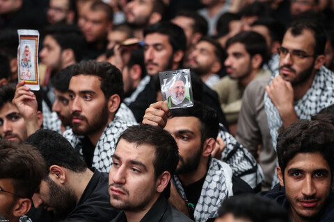 تصاویر/ مراسم عزاداری هیئت‌های دانشجویی در حسینیه امام خمینی(ره)