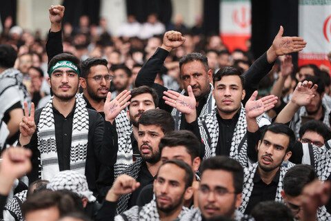 تصاویر/ مراسم عزاداری هیئت‌های دانشجویی در حسینیه امام خمینی(ره)