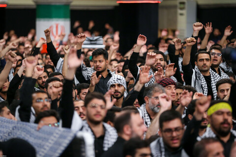 تصاویر/ مراسم عزاداری هیئت‌های دانشجویی در حسینیه امام خمینی(ره)