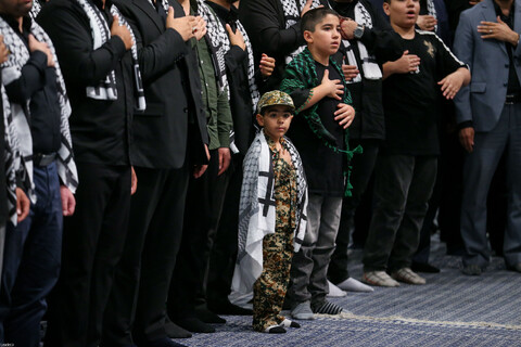 تصاویر/ مراسم عزاداری هیئت‌های دانشجویی در حسینیه امام خمینی(ره)