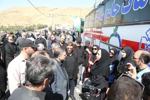تصاویر/ مراسم جاماندگان اربعین حسینی در زنجان