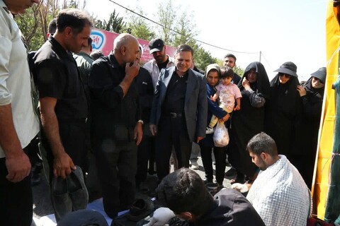 تصاویر/ مراسم جاماندگان اربعین حسینی در زنجان