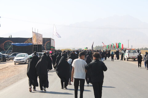 تصاویر/ مردم کرمان همقدم با کاروان کربلا در پیاده روی دلدادگان حسینی