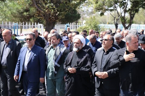 تصاویر/ مراسم جاماندگان اربعین حسینی در جلفا