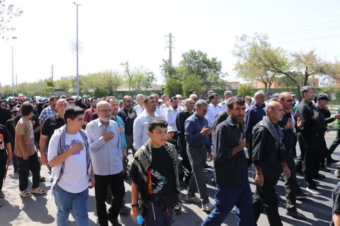 تصاویر/ مراسم جاماندگان اربعین حسینی در جلفا