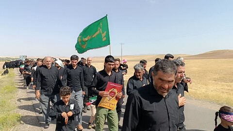 تصاویر/ مراسم جاماندگان اربعین حسینی در سراب