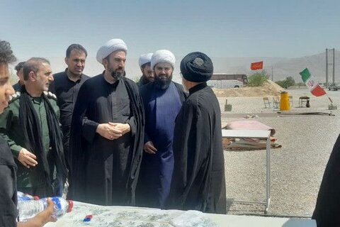 تصاویر/بازدید رئیس کمیته فرهنگی، آموزشی اربعین استان ایلام از مواکب شهرستان دهلران