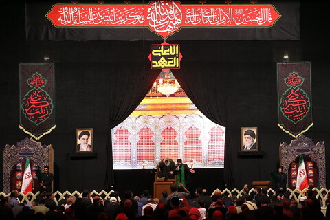 تصاویر/ تصاویر/ حال و هوای حرم حضرت معصومه (س) در شب اربعین حسینی