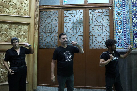 تصاویر/ تصاویر/ حال و هوای حرم حضرت معصومه (س) در شب اربعین حسینی